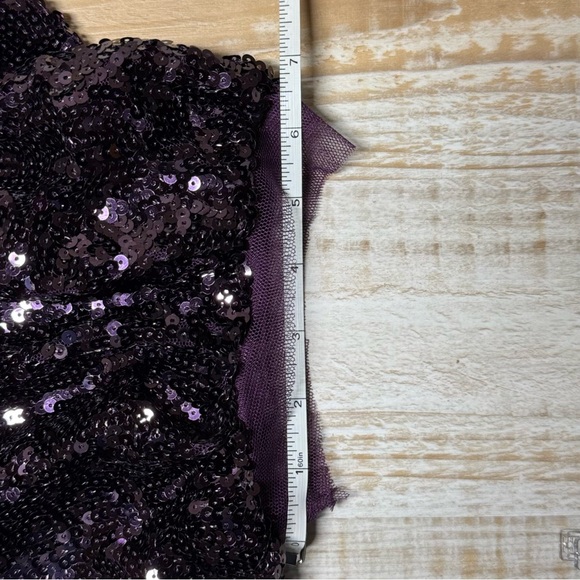 Nordstrom Signature Plum Purple Sequins Cardigan in OS (OneSize) - Picture 6 of 7